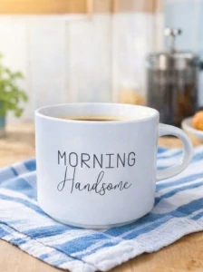 Hrnek Good Morning - Sádrová forma